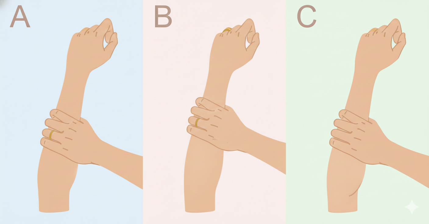 関節の大きさの参考画像