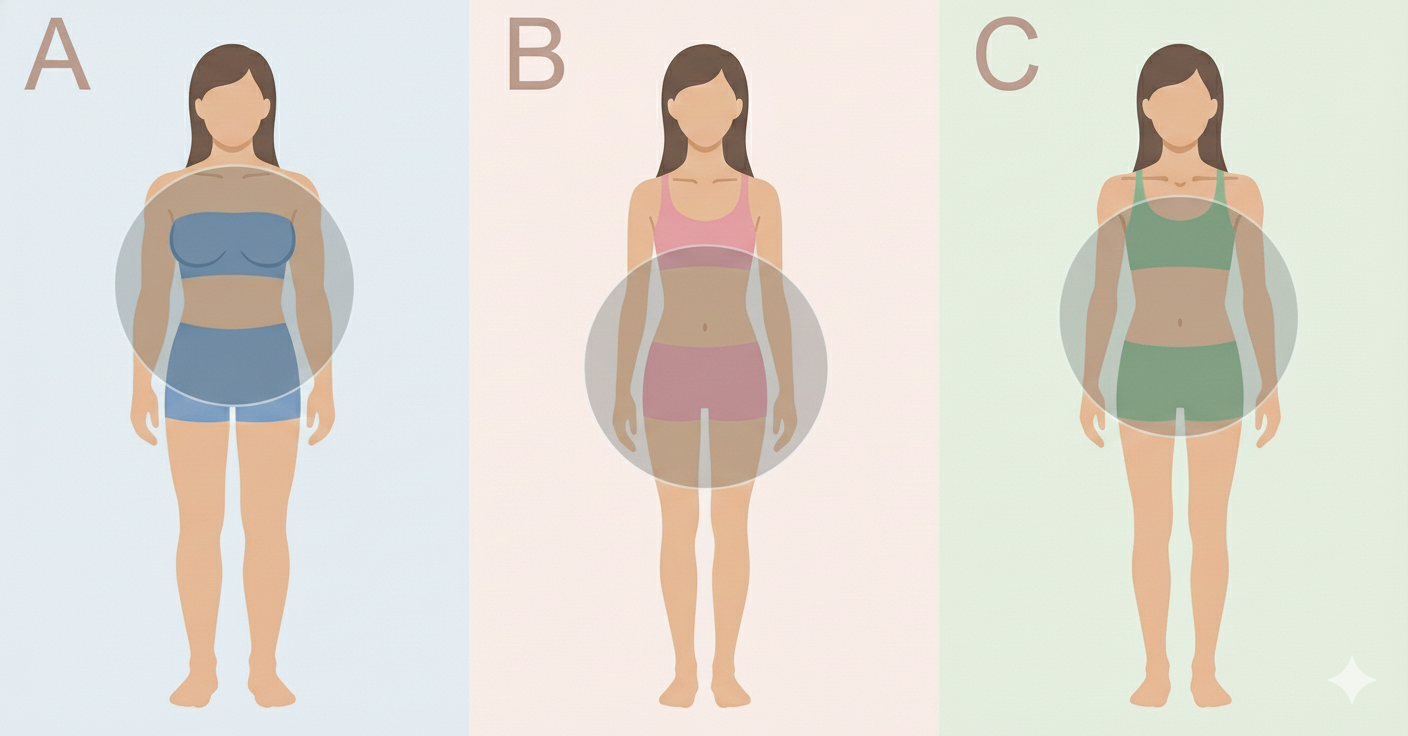 重心バランスの参考画像