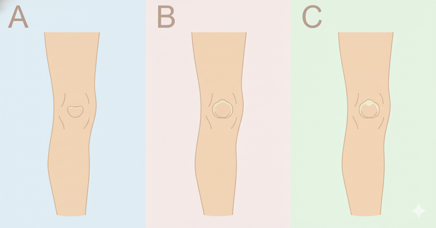 関節の大きさの参考画像